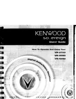 Предварительный просмотр 62 страницы Kenwood Sovereign VR-5080 Connection And Setup Manual