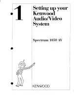 Kenwood SPECTRUM 1050 AV Setting Up предпросмотр