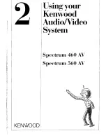 Kenwood Spectrum 460 AV Using Instructions preview