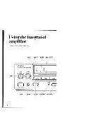 Preview for 6 page of Kenwood Spectrum 855 AV Using Instruction