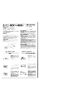 Preview for 1 page of Kenwood SRC-404 Assembly Instructions