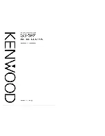 Kenwood SS-592 Instruction Manual предпросмотр