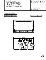 Preview for 1 page of Kenwood SVT-M700 Service Manual