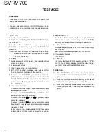 Preview for 6 page of Kenwood SVT-M700 Service Manual