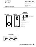 Kenwood SW-21HT Service Manual preview