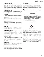 Preview for 3 page of Kenwood SW-21HT Service Manual