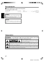 Предварительный просмотр 2 страницы Kenwood SW-38HT Instruction Manual