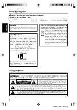 Preview for 2 page of Kenwood SW-40HT Instruction Manual