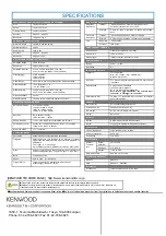 Preview for 4 page of Kenwood TEXIO FGX-293 Series Quick Start Manual