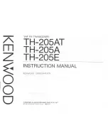 Предварительный просмотр 1 страницы Kenwood TH-205A Instruction Manual