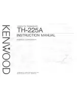 Preview for 1 page of Kenwood TH-225A Instruction Manual