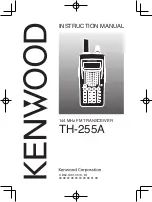 Предварительный просмотр 1 страницы Kenwood TH-255A Instruction Manual