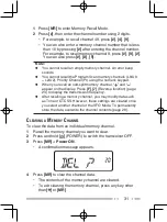 Предварительный просмотр 39 страницы Kenwood TH-255A Instruction Manual