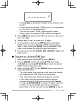 Предварительный просмотр 59 страницы Kenwood TH-255A Instruction Manual