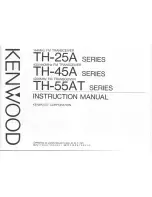 Предварительный просмотр 1 страницы Kenwood TH-25A Series Instruction Manual