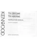 Kenwood TH-28A Instruction Manual предпросмотр