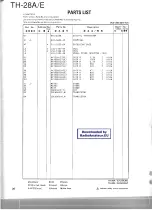 Предварительный просмотр 36 страницы Kenwood TH-28A Service Manual