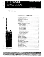 Предварительный просмотр 1 страницы Kenwood TH-55AT/E Service Manual