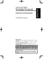 Preview for 3 page of Kenwood TH-D72A Instruction Manual