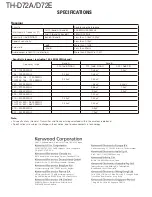 Предварительный просмотр 88 страницы Kenwood TH-D72A Service Manual