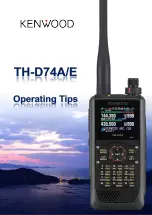 Kenwood TH-D74A/E Operating Tips preview