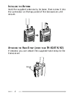 Preview for 18 page of Kenwood TH-K2AT Instruction Manual