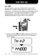 Preview for 24 page of Kenwood TH-K2AT Instruction Manual