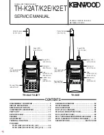 Предварительный просмотр 1 страницы Kenwood TH-K2AT Service Manual