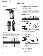 Preview for 22 page of Kenwood TK-2102G Service Manual