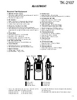 Предварительный просмотр 19 страницы Kenwood TK-2107 Service Manual