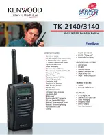 Kenwood TK-2140/3140 Brochure preview