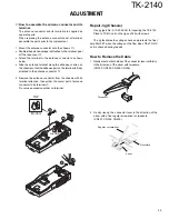 Предварительный просмотр 25 страницы Kenwood TK-2140 Service Manual