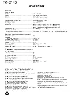 Preview for 45 page of Kenwood TK-2140 Service Manual