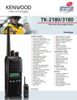 Preview for 1 page of Kenwood TK-2180 Specifications