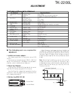 Предварительный просмотр 16 страницы Kenwood TK-2200L Service Manual