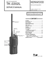 Preview for 2 page of Kenwood TK-2202L Service Manual