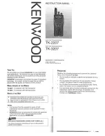 Kenwood TK-2207 Instruction Manual preview