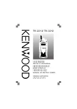 Kenwood TK-2212 Instruction Manual preview
