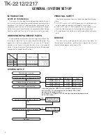 Предварительный просмотр 3 страницы Kenwood TK-2212 Service Manual