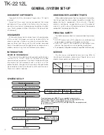 Preview for 2 page of Kenwood TK-2212L Service Manual