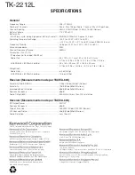 Preview for 34 page of Kenwood TK-2212L Service Manual