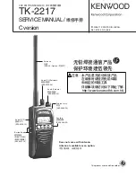 Предварительный просмотр 2 страницы Kenwood TK-2217 Service Manual