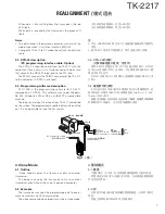 Предварительный просмотр 8 страницы Kenwood TK-2217 Service Manual