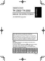 Preview for 41 page of Kenwood TK-2302 Instruction Manual