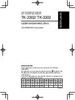 Preview for 95 page of Kenwood TK-2302 Instruction Manual