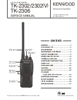 Kenwood TK-2302 Service Manual предпросмотр