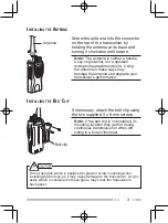 Предварительный просмотр 9 страницы Kenwood TK-2307 Instruction Manual