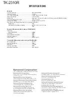 Предварительный просмотр 48 страницы Kenwood TK-2310R Service Manual