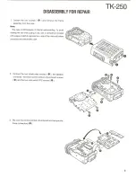 Preview for 3 page of Kenwood TK-250 Service Manual