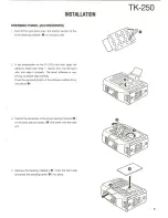 Preview for 5 page of Kenwood TK-250 Service Manual